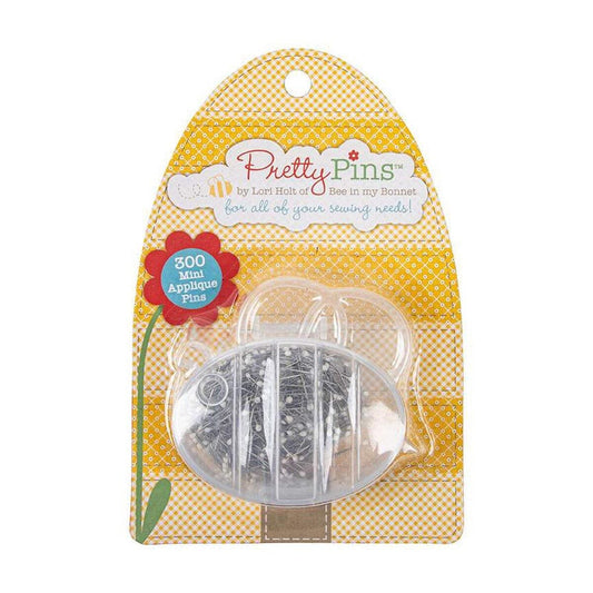 Pretty Pins- 300 Mini Appliqué Pins- by Lori Holt- ST-39775- Riley Blake- Lane to Grace