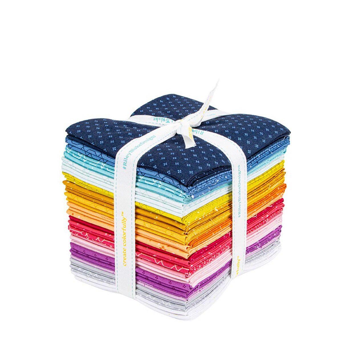 Essence Fat Quarter Bundle - 30 Pieces, Riley Blake Designs