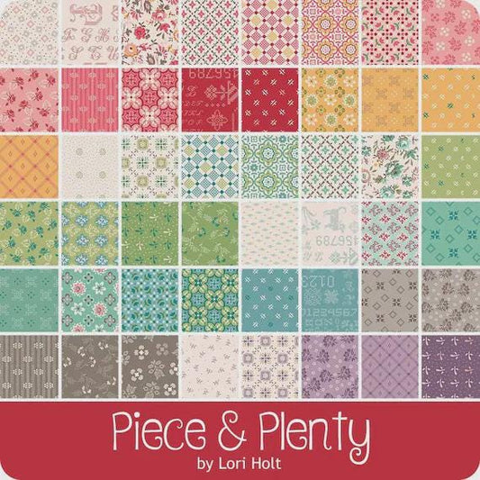 Piece & Plenty 1 Yard Bundle, Raindrop, 21 PCS, Lori Holt for Riley Blake Designs