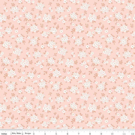 Sweet Cotton Tales-Blooming Bliss by Cayla Naylor- C17315-SHELL- Riley Blake- Cotton Quilting Fabric- Lane to Grace