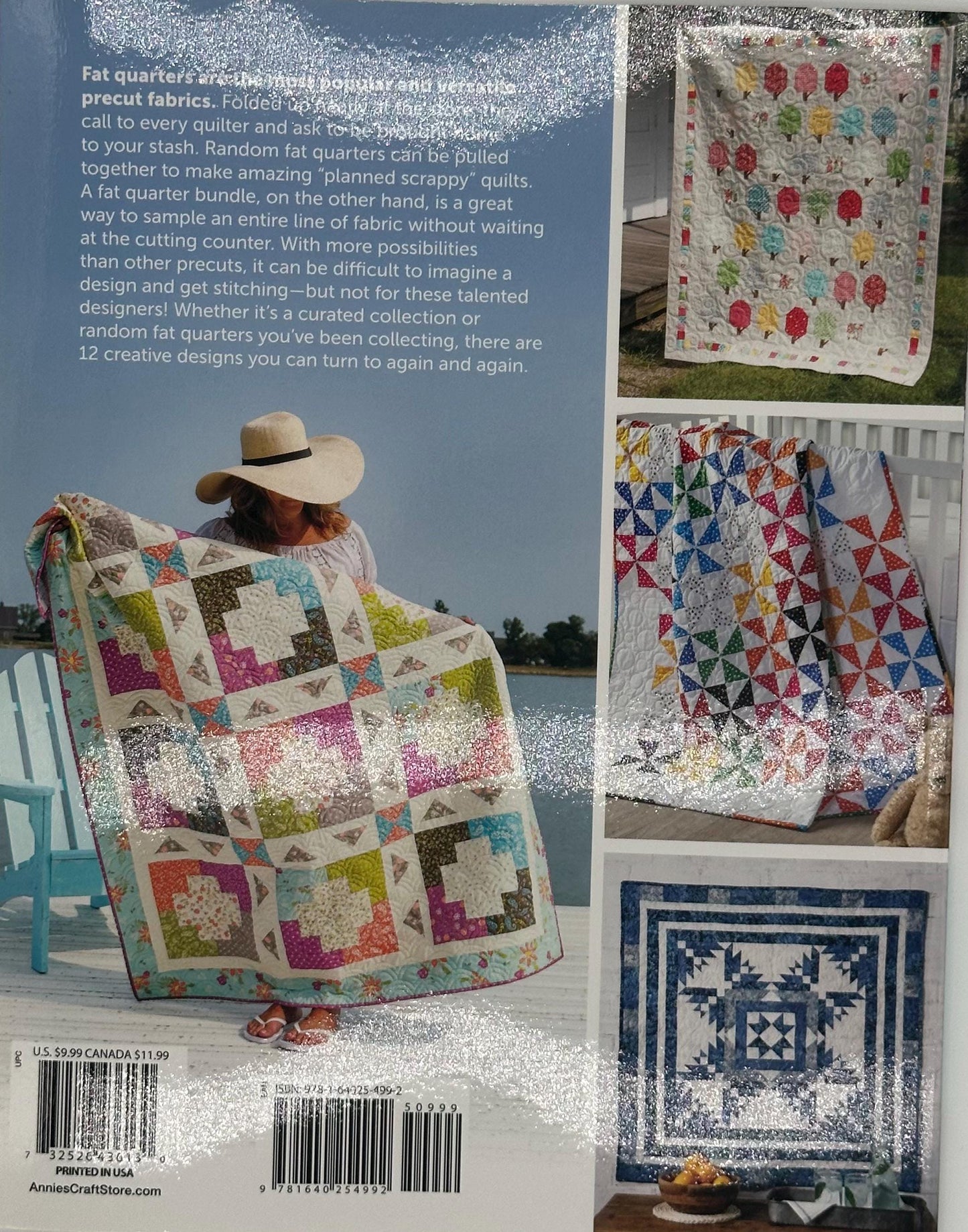 Fat Quarter-Friendly Quilts by Annie's Quilting- Paper Pattern Book- AN1414911- Lane to Grace