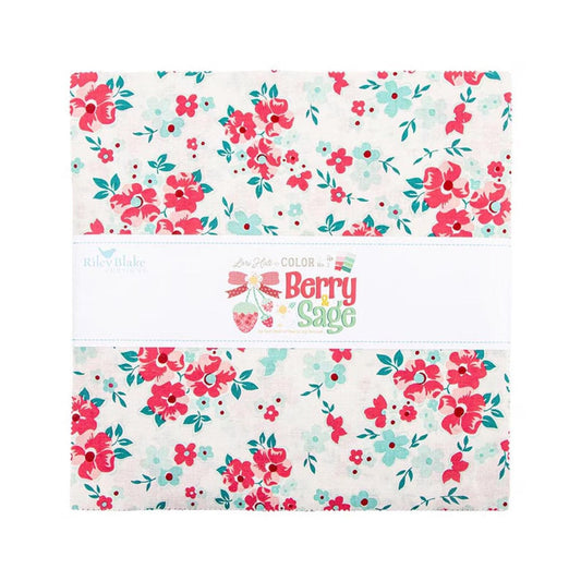 Berry & Sage 5" Stacker (42pc) by Lori Holt- 5-17380-42- Riley Blake- Cotton Quilting Fabric- Lane to Grace