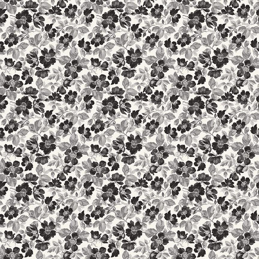 Ink & Ivory- Ivory Floral by RBD- C16911-IVORY- Riley Blake- Cotton Quilting Fabric- Lane to Grace