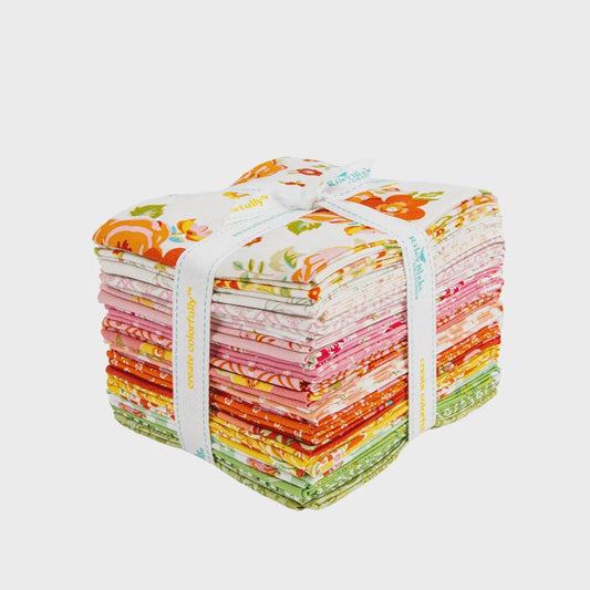 Peach Cobbler Fat Quarter Bundle (21pc) by Lily Ashbury- FQ-17420-21- Riley Blake- Cotton Quilting Fabric- Lane to Grace