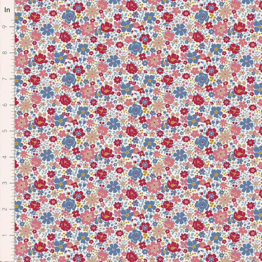 PREORDER Village Life- Esther- Tilda- 100691- Cold Cream- Cotton Quilting Fabric- Lane to Grace- Ships OCT 2026