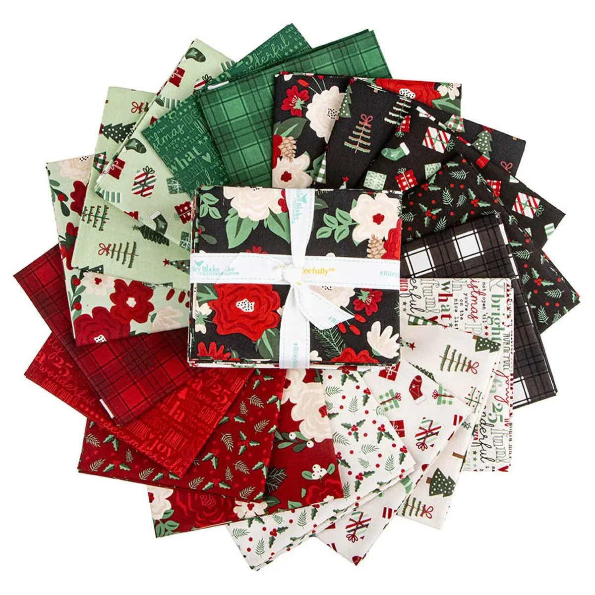 Evergreen Wishes- Fat Quarter Bundle (18PC) by Traci Reed- FQ-17810-18- Riley Blake