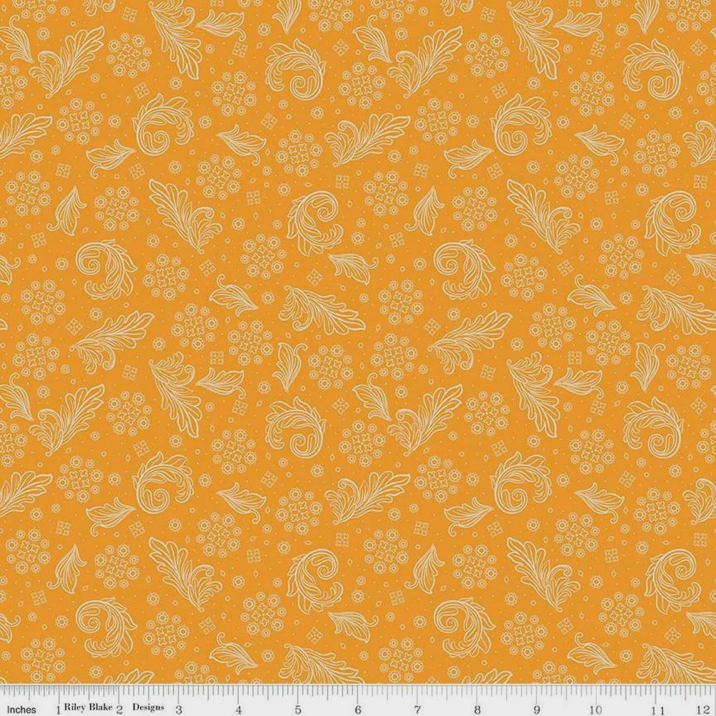 Cheddar at Twilight- Cheddar Scarf by RBD- C15162-CHEDDAR- Riley Blake-Cotton Quilting Fabric- Lane to Grace
