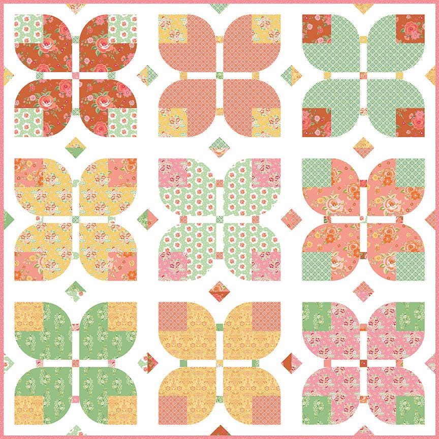 Peach Cobbler Fat Quarter Bundle (21pc) by Lily Ashbury- FQ-17420-21- Riley Blake- Cotton Quilting Fabric- Lane to Grace