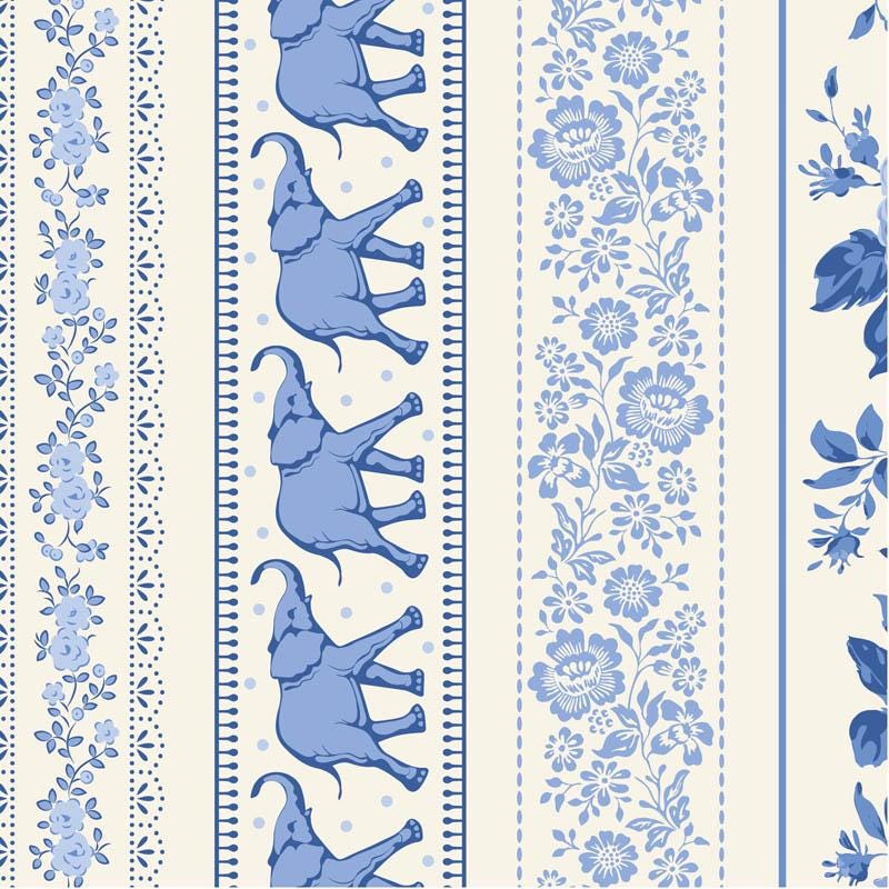 Something Blue Blenders- Tilda- 110170- Borders- Blue - Cotton Quilting Fabric- Lane to Grace- Ships June 2026