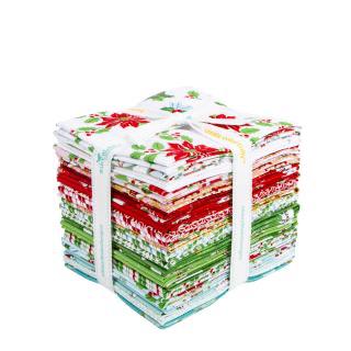 Claus & Co- Fat Quarter Bundle (24PC) by Melissa Mortensen- FQ-17740-24- Riley Blake- Cotton Quilting Fabric- Lane to Grace