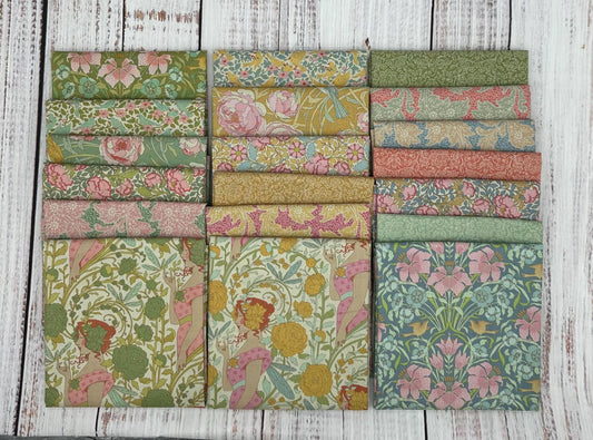 Tilda Songbird Fat Quarter Curated Bundle-19 pc- Quilting Cotton- Lane to Grace