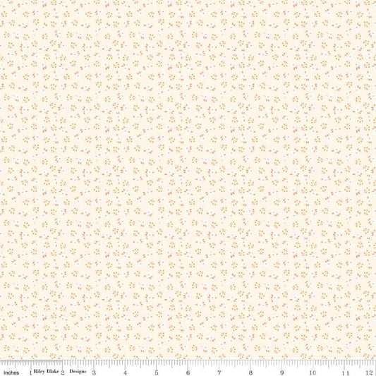 Peach Cobbler by Lily Ashbury-C17425-Sand- Riley Blake- Cotton Quilting Fabric- Lane to Grace