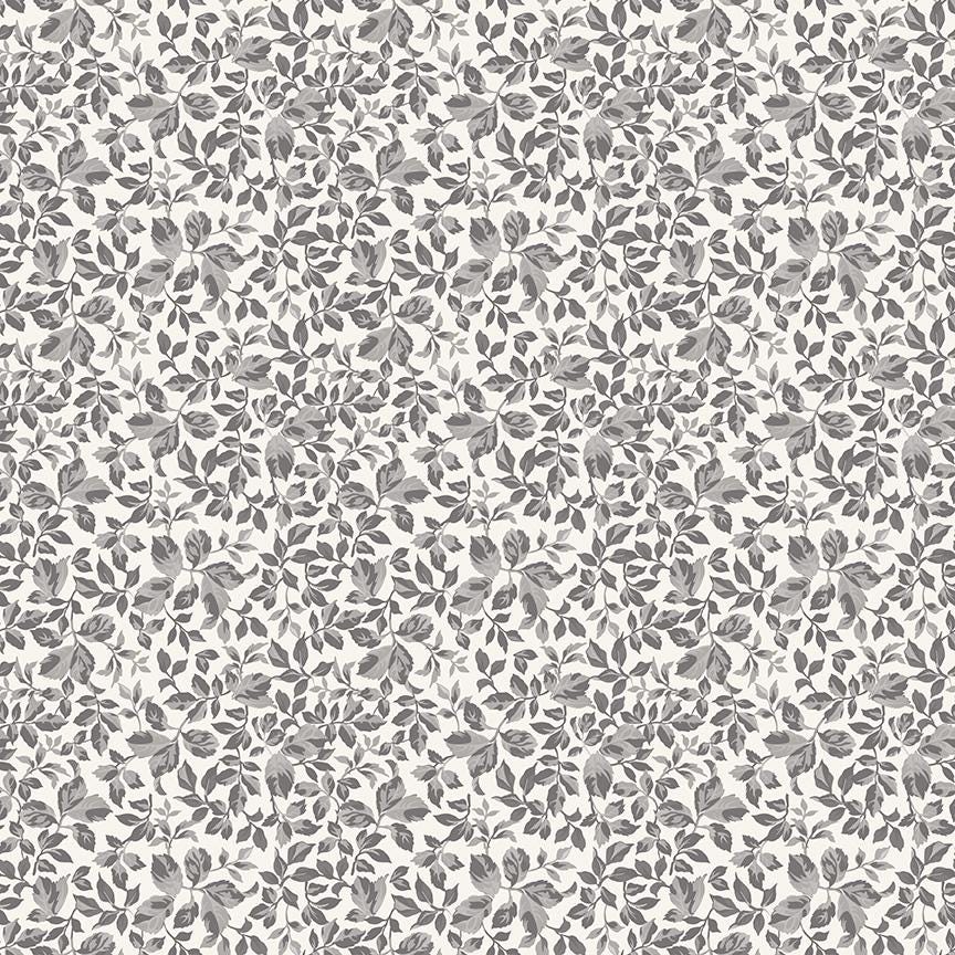 Ink & Ivory- Ivory Leaves by RBD- C16913-IVORY- Riley Blake- Cotton Quilting Fabric- Lane to Grace