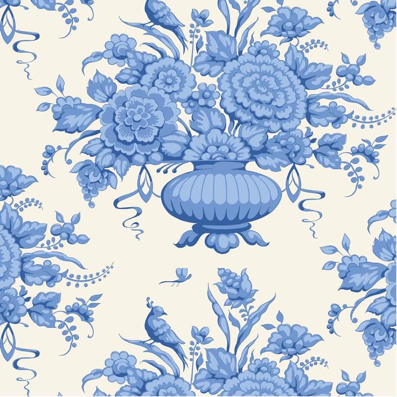 Something Blue- Tilda- 100662- Afina- Blue- Cotton Quilting Fabric- Lane to Grace- Ships June 2026