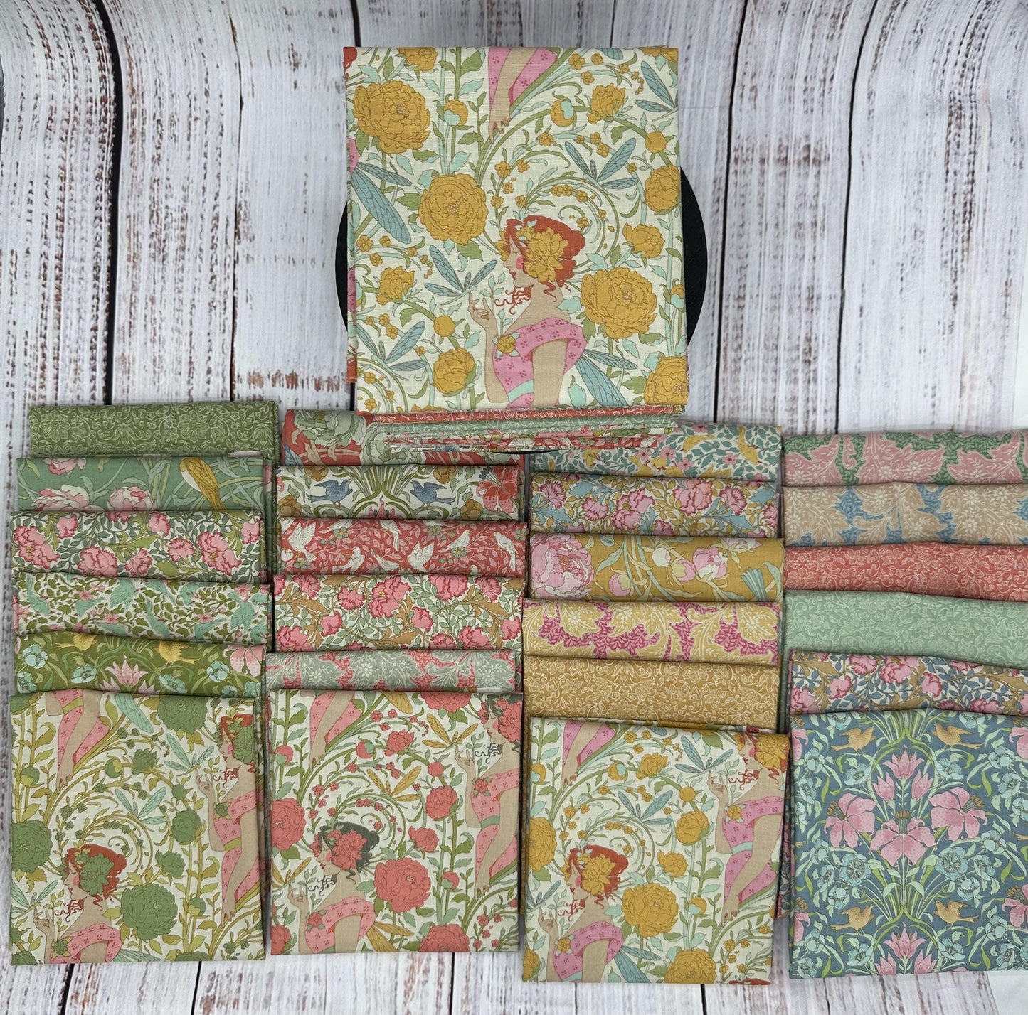 Tilda Songbird Fat Quarter Curated Bundle-24 pc- Quilting Cotton- Lane to Grace