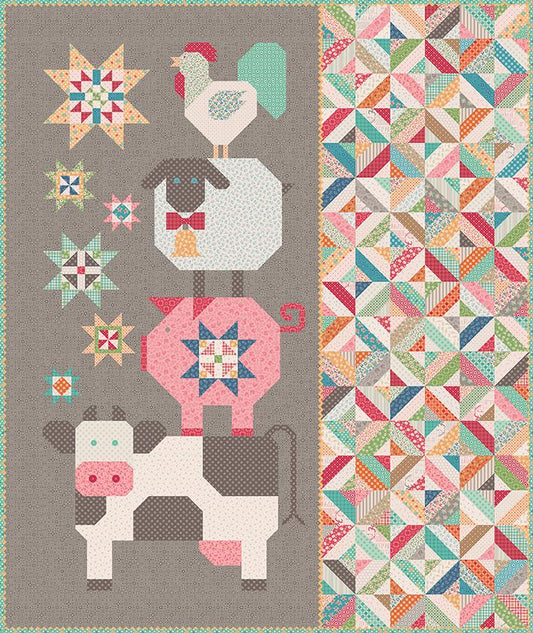 Farmyard Friends by Lori Holt of Bee in My Bonnet Pattern Book, P051-ISE-318