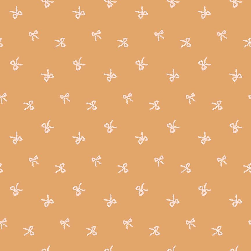 Sweet Cotton Tales- Twirls & Ties by Cayla Naylor- C17314-APRICOT- Riley Blake- Cotton Quilting Fabric- Lane to Grace