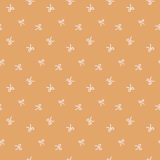 Sweet Cotton Tales- Twirls & Ties by Cayla Naylor- C17314-APRICOT- Riley Blake- Cotton Quilting Fabric- Lane to Grace