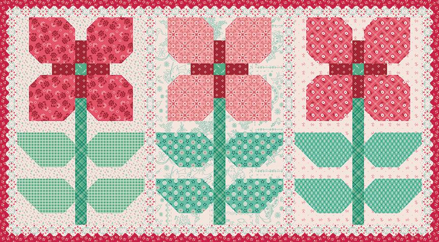 Berry & Sage 5" Stacker (42pc) by Lori Holt- 5-17380-42- Riley Blake- Cotton Quilting Fabric- Lane to Grace