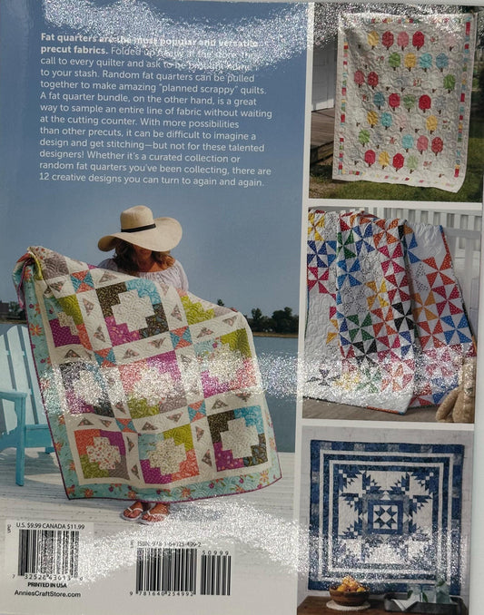 Fat Quarter-Friendly Quilts by Annie's Quilting- Paper Pattern Book- AN1414911- Lane to Grace