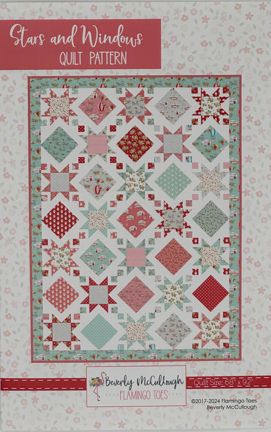 Stars and Windows Paper Quilt Pattern by Beverly McCullough- P138- Lane to Grace