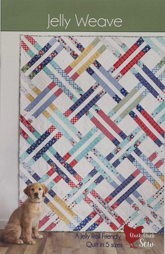 Jelly Weave by Cluck Cluck Sew- Jelly Roll Friendly-Paper Pattern- CCS195- Lane to Grace