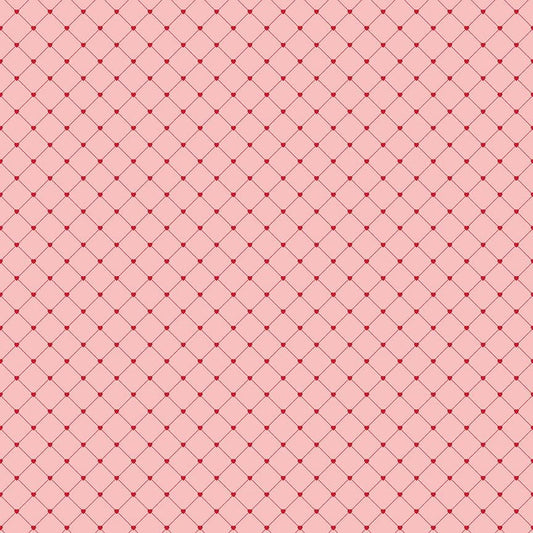 Letters to Cupid- Crisscross by My Mind's Eye- C16986-PINK- Riley Blake-Cotton Quilting Fabric- Lane to Grace