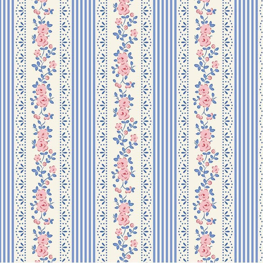 PRE-ORDER- Something Blue Blenders- Tilda- 110164- Claramay- Blue - Cotton Quilting Fabric- Lane to Grace- Ships June 2026