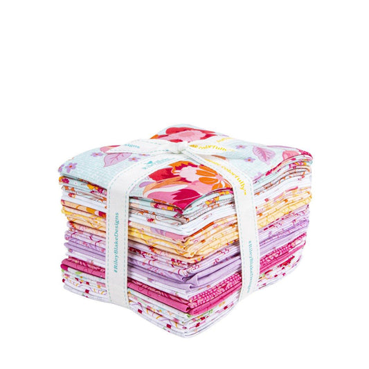 Flourish Fat Quarter Bundle (21pc) by Sue Daley- FQ-17450-21- Riley Blake- Cotton Quilting Fabric- Lane to Grace