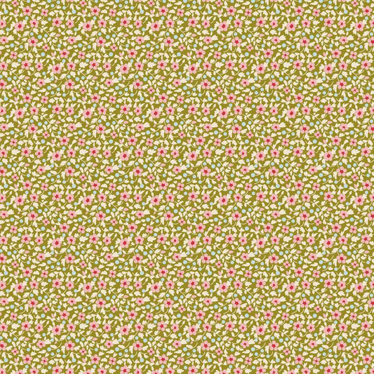 Brie Basics- Tilda- 130121- Green-Cotton Quilting Fabric- Lane to Grace