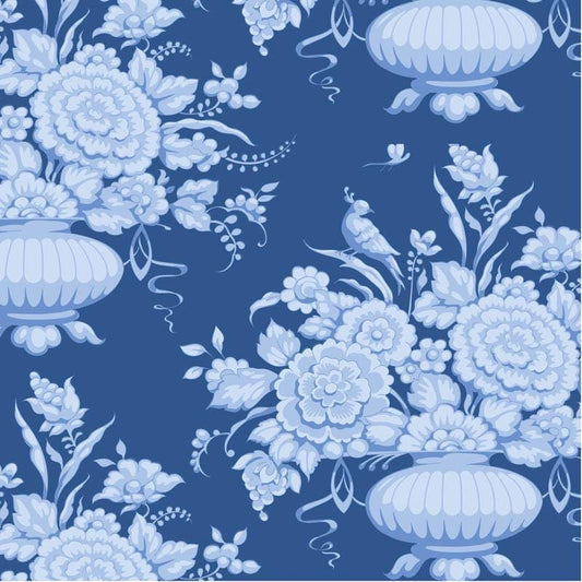 PRE-ORDER- Something Blue- Tilda- 100672- Afina- Denim- Cotton Quilting Fabric- Lane to Grace- Ships June 2026