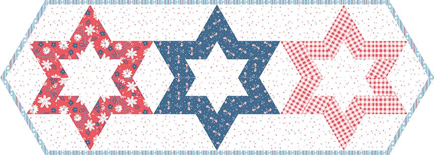 Firework Fields by Gracey Larson- 17587-Light Blue- Riley Blake- Cotton Quilting Fabric- Lane to Grace