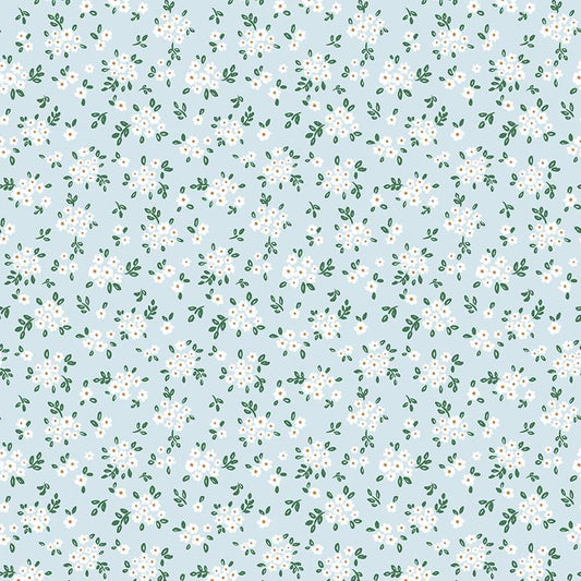 Sweet Cotton Tales-Blooming Bliss by Cayla Naylor- C17315-POWDER- Riley Blake- Cotton Quilting Fabric- Lane to Grace