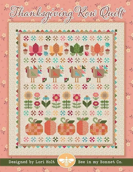 Thanksgiving Row Quilt designed by Lori Holt- It's Sew Emma- Pattern Book, ISE-325