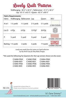 Lovely- Paper Pattern-It's Sew Emma-ISE315-Lane to Grace
