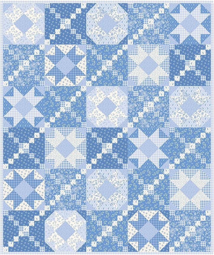 Penelope- Main Cream by My Mind's Eye-C16640-CREAM- Riley Blake- Cotton Quilting Fabric- Lane to Grace