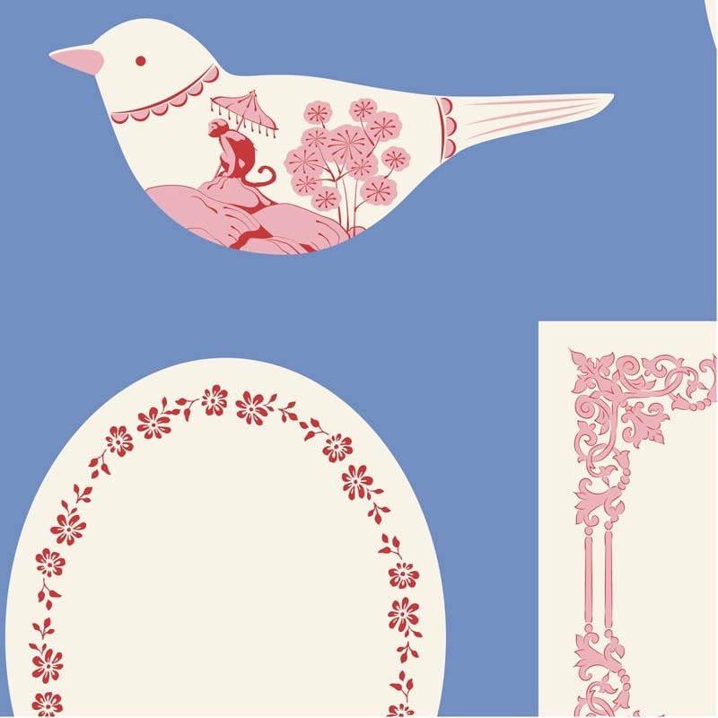 PRE-ORDER- Something Blue Blenders FQ Bundle (12pc)- Tilda- Cotton Quilting Fabric- Lane to Grace- Ships June 2026