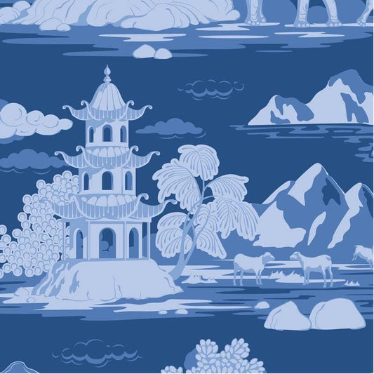 PRE-ORDER- Something Blue- Tilda- 100680- Cottonview- Night - Cotton Quilting Fabric- Lane to Grace- Ships June 2026