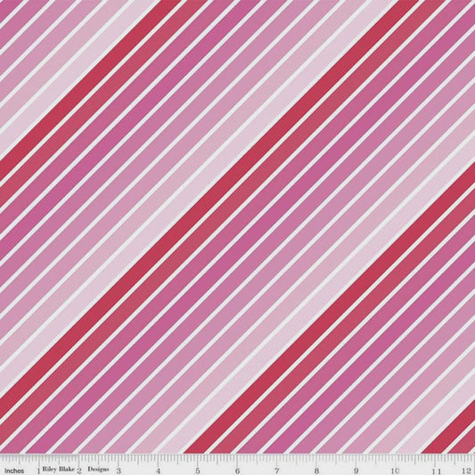 Rainbow Fruit by Damask Love - Riley Blake Designs C10892 PINK- Quilting Cotton Fabric