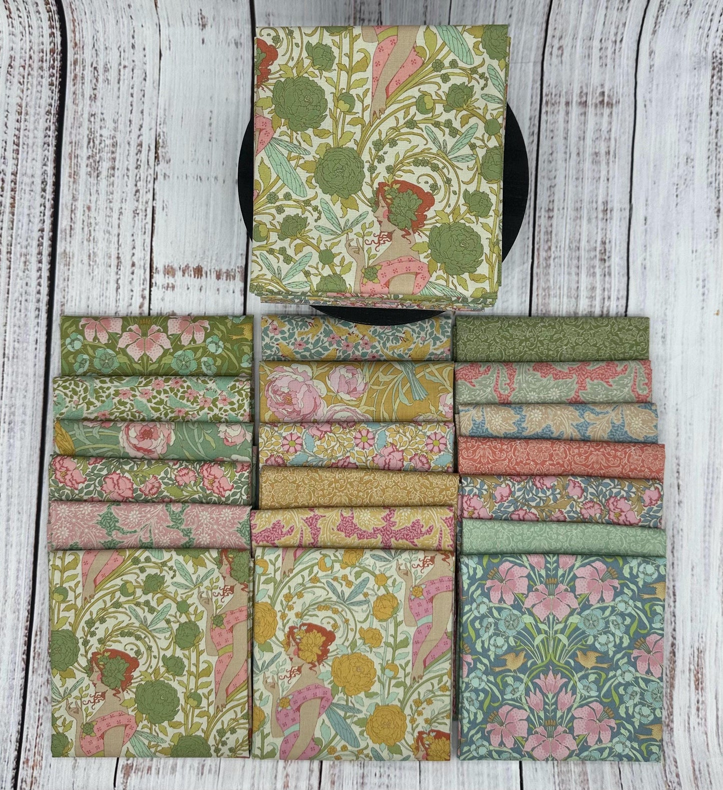 Tilda Songbird Fat Quarter Curated Bundle-19 pc- Quilting Cotton- Lane to Grace