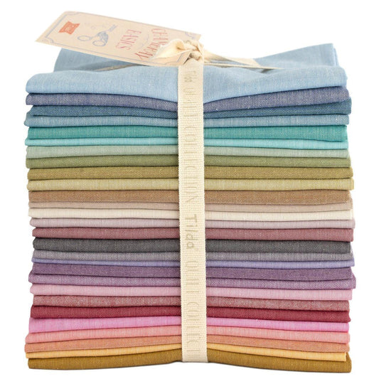 Chambray- FQ Bundle (28pc)- Tilda- Cotton Quilting Fabric- Lane to Grace