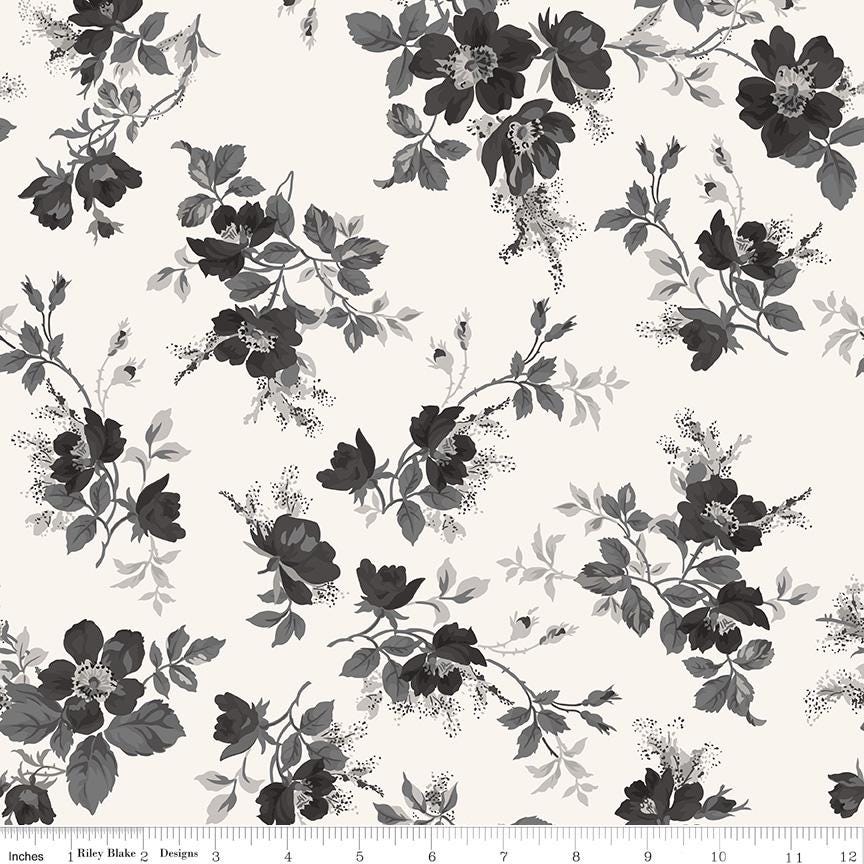 Ink & Ivory- 11 PC FQ Bundle - Riley Blake Designs- Cotton Quilting Fabric- Lane to Grace