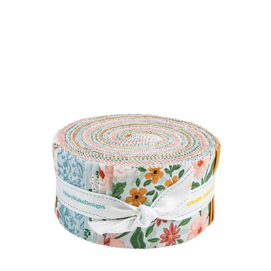 Sweet Cotton Tales by Cayla Naylor- 40PC Rollie Pollie- Riley Blake- Quilting Cotton -Lane to Grace