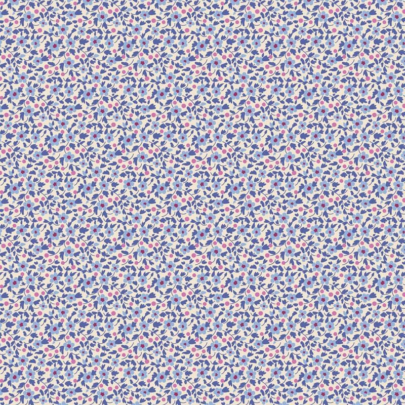 Brie Basics- Tilda- 130189- Iris- Cotton Quilting Fabric- Lane to Grace