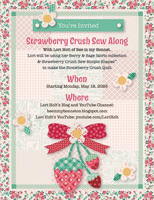 Berry & Sage by Lori Holt-C17388-Latte- Riley Blake- Cotton Quilting Fabric- Lane to Grace