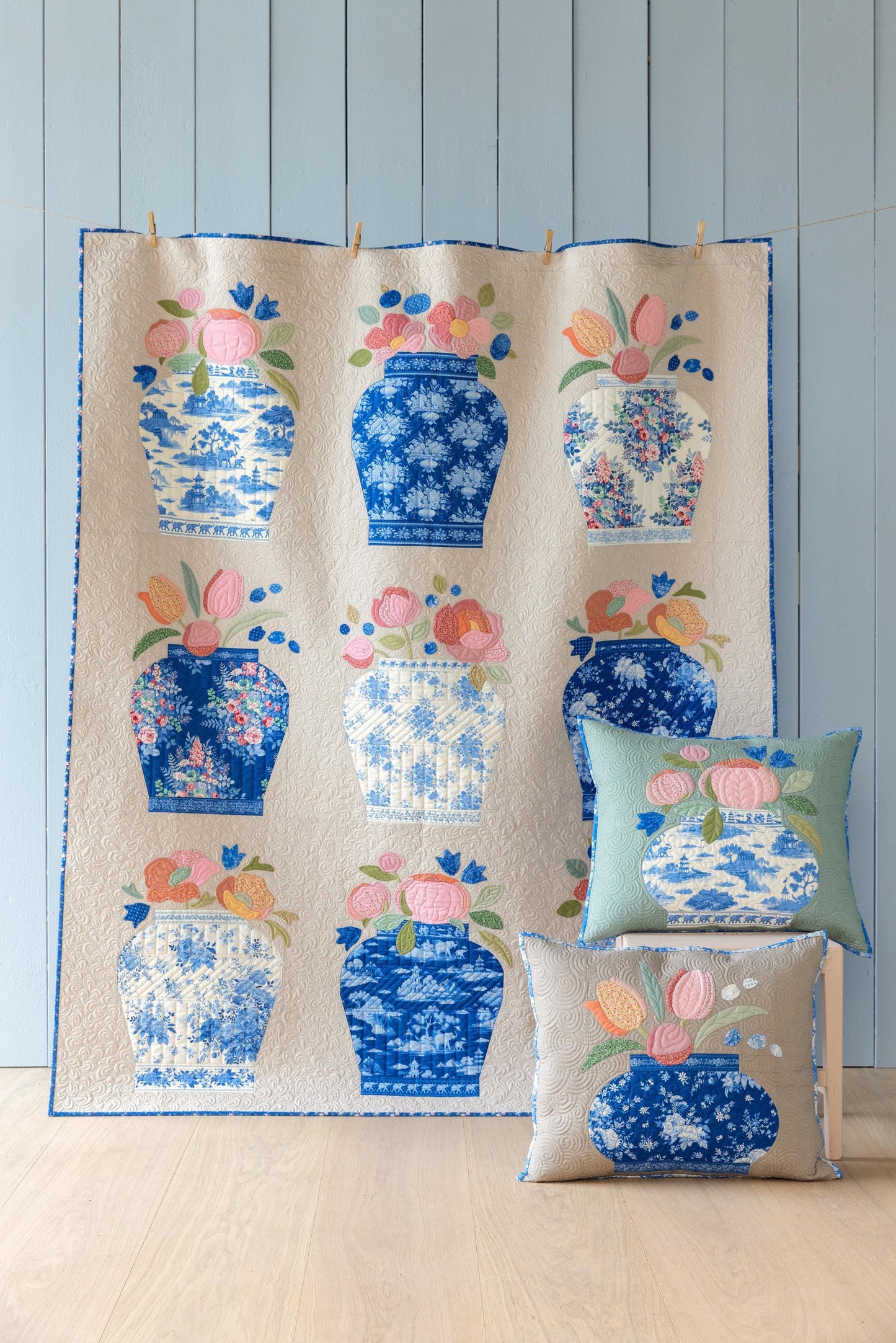 PRE-ORDER- Something Blue Collection FQ Bundle (20pc)- Tilda- Cotton Quilting Fabric- Lane to Grace- Ships June 2026