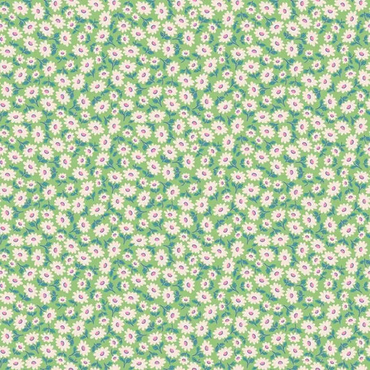Bluebells and Buttercups- Poppie Cotton- BL26864- Sugar Daisy- Mint