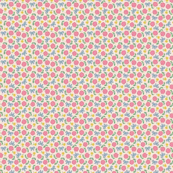 Bluebells and Buttercups- Poppie Cotton- BL26867- Hey Darlin- Bright Pin