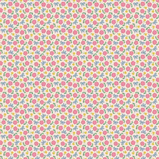 Bluebells and Buttercups- Poppie Cotton- BL26867- Hey Darlin- Bright Pin
