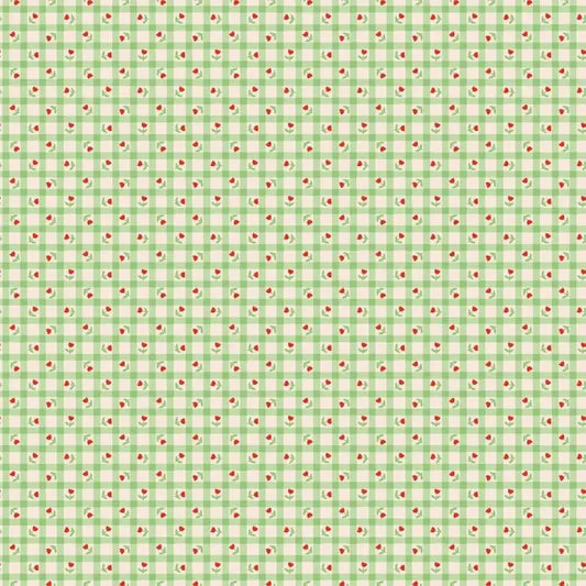 Bluebells and Buttercups- Poppie Cotton- BL26876- Tulip Kisses- Mint
